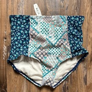 Adore Me Printed High Waisted Bikini Bottoms